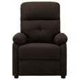 thumbnail image 2 of vidaXL Electric Massage Chair Dark Brown Fabric, 2 of 5