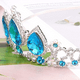 thumbnail image 3 of CoronayTiarasCorona De PrincesaparaMujeresYNiñasDiademas De CristalparaNovia,PrincesaparaBodayFiesta, 3 of 5