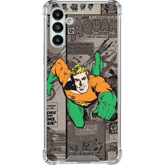 Skinit DC Comics Aquaman Mixed Media Galaxy A13 5G Clear Case