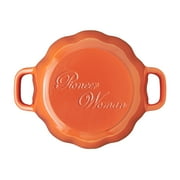 The Pioneer Woman 2-Quart Enamel-on-Cast Iron Pumpkin Dutch Oven, Orange