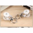 thumbnail image 3 of 10 PCS Large Square Rod Rollers Alloy Curtain Rail Track Wheels for Window Door Shower Curtains, 3 of 9