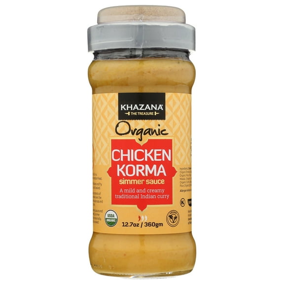(Pack of 6) Khazana Sauce Simmering Chicken Korma 12.7 Oz