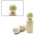 thumbnail image 3 of 50 muñecos de madera con clavijas, figuras de madera con clavijas, personas sin terminar, muñecos con clavijas para manualidades, 3 of 5