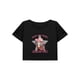 thumbnail image 1 of Camiseta recortada de entrenamiento con cuello redondo suave de verano para mujer para caminar en el trabajo XL, 1 of 7
