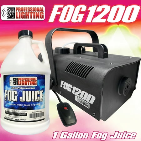 Fog Machine - 1200 Watt W/Remote and One Gallon Fog Juice