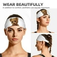 thumbnail image 5 of Lucky star 2pcs Fitness Headbands, Elastic and Breathable, Stay Comfy During Workouts!Men and Women, Suitable for Running, Yoga, and More Non Slip Sport Sweatbands Designs for Everyone, 5 of 8