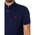 thumbnail image 4 of Polo Ralph Lauren Navy Short Sleeve Knit Polo Shirt, Brand Size XX-Large, 4 of 5