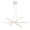 White, variant on VONN Sirius 40" ETL Certified Integrated LED Aluminum and Acrylic Pendant White