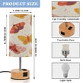 thumbnail image 2 of Touch-Control 3-Color Desk Lamp with Plug – Energy-Saving LED + 3 Simultaneous Charging Ports Beauty Moths, 2 of 8