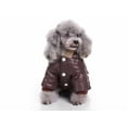 thumbnail image 1 of Ropa para perros y mascotas Ropa para perros Chaqueta de plumas Ropa de la Fuerza Aérea Ropa para perros y mascotas Ropa de cuatro patas Ropa de la Fuerza Aérea Ropa para mascotas Ropa de invierno (Marrón L) ER, 1 of 5