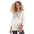 thumbnail image 2 of Atlas for Women - Jersey Mariposa Manga 3/4 para Mujer (Crudo), 2 of 2