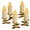 5PCS, variant on CLIQKWEN 5/10-Piece Flameless Clip-On Christmas Tree Candle Set - LED Warm White Flickering, Removable Clips - Battery-Powered Holiday & Festival Decor