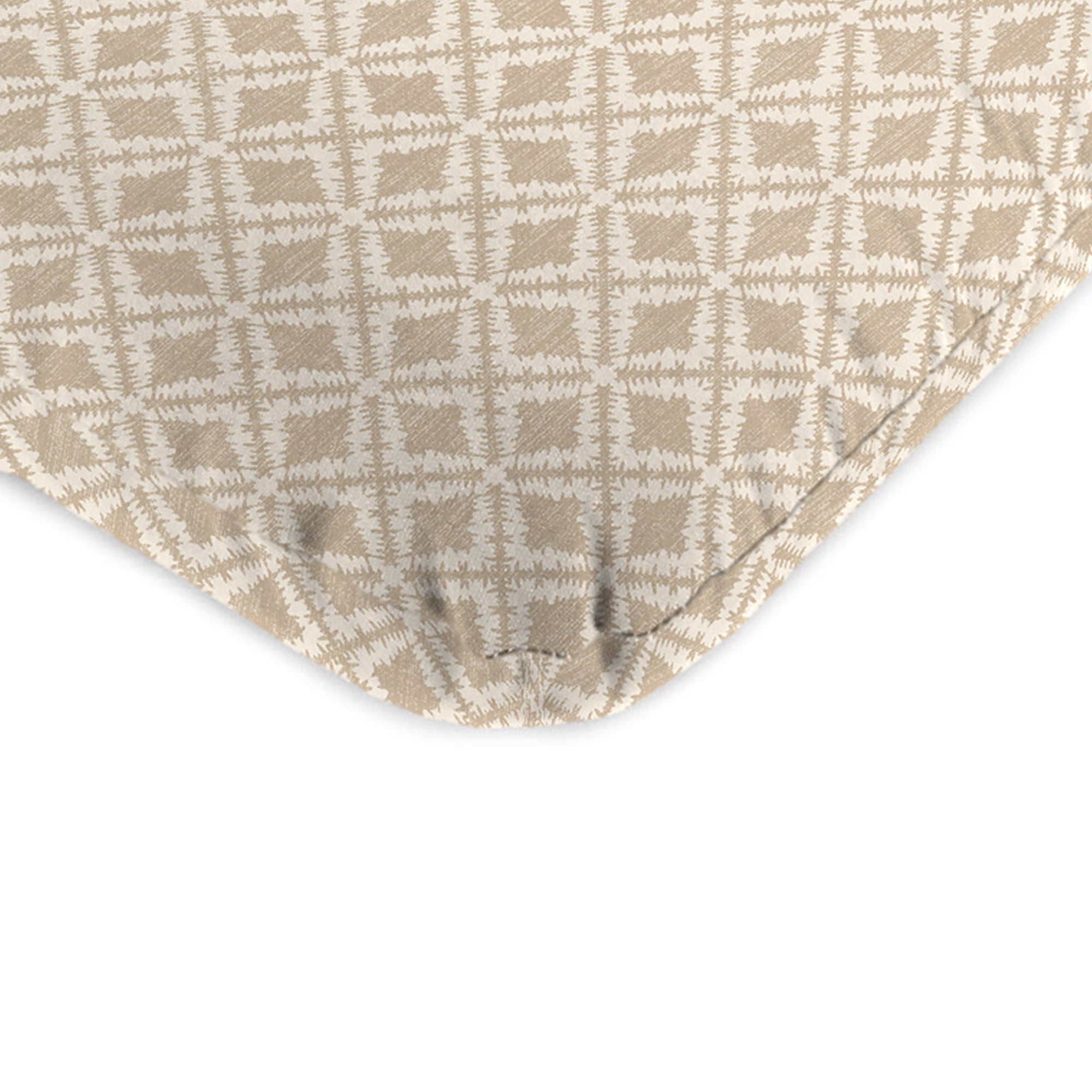 45" x 22" Rectangular Outdoor Chair Cushion with Ties and Hanger Loop