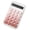 Pink, variant on Pocket Mechanical Keyboard Calculator with Silent Keys, Electronic Calculator for Home Office, Compact Desktop Calculator with Colorful Mechanical Keypad