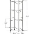 thumbnail image 4 of 4 Tier Silver Water Cooler Jug Rack, 5 Gallon Water Jug Holder Heavy Duty Storage Rack, 4 of 7