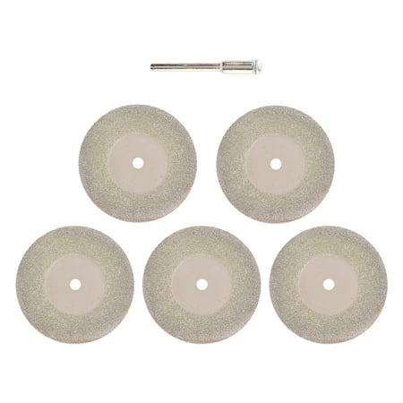 

5Pcs 40mm Mini Cutting Disc for Rotory Accessories Diamond Grinding Wheel Rotary Tool Circular Abrasive Diamond Disc