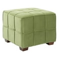 thumbnail image 6 of OSP Home Furnishings Sheldon Tufted Ottoman in Khaki Fabric with Coffee Finished Wooden Legs, 6 of 11