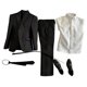 thumbnail image 2 of Traje de ropa masculina a escala 1/6 Strade Fareast Limited Camisa blanca, 2 of 8