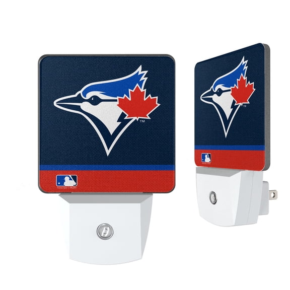 Toronto Blue Jays Primary Logo Stripe Design Nightlight 2-Pack