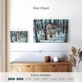 thumbnail image 4 of Elephant Stock Snow Shadows Wall Art - Horizontal Canvas Wall Art - Dining Room Wall Decor - Animal Canvas - Brown And Blue Decor By Gordon Semmens - 12" x 8", 4 of 8