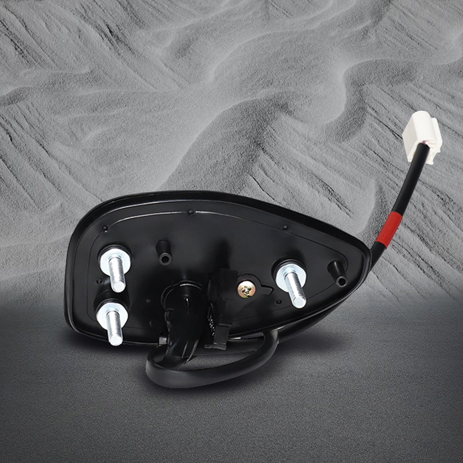 Left Driver Side Power Foldaway View Mirror Chrome/Flat Black Smooth 5H3P For 2018-2024 Toyota Camry