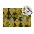 thumbnail image 4 of PUREYAH Table Placemats Set of 1 , Washable Heat Resistant Diamond-Shaped Floral Pattern Table Decorations Placemats for Dining Room Kitchen, 4 of 6