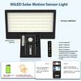 thumbnail image 6 of JESLED 1200lm Solar Flood Lights Outdoor Motion Sensor 90 LED Security Light, 6 of 7