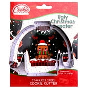 Ugly Christmas Sweater Cookie Cutter - Stainless Steel