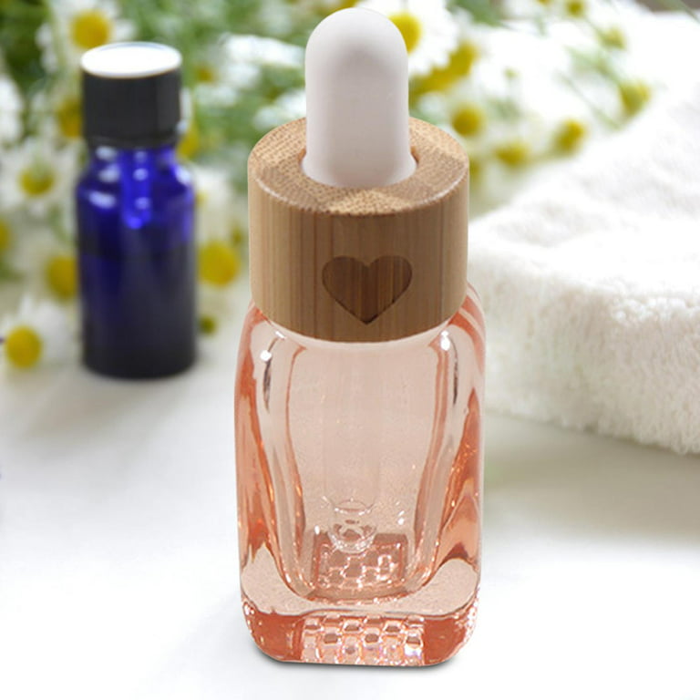 1pc Tea-colored Glass Dropper Essential Oil Bottle, Cosmetic Liquid Storage  Bottle For Diy Cosmetics
