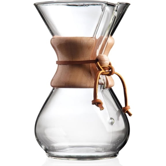Glass Pour-Over Coffeemaker 6-Cup