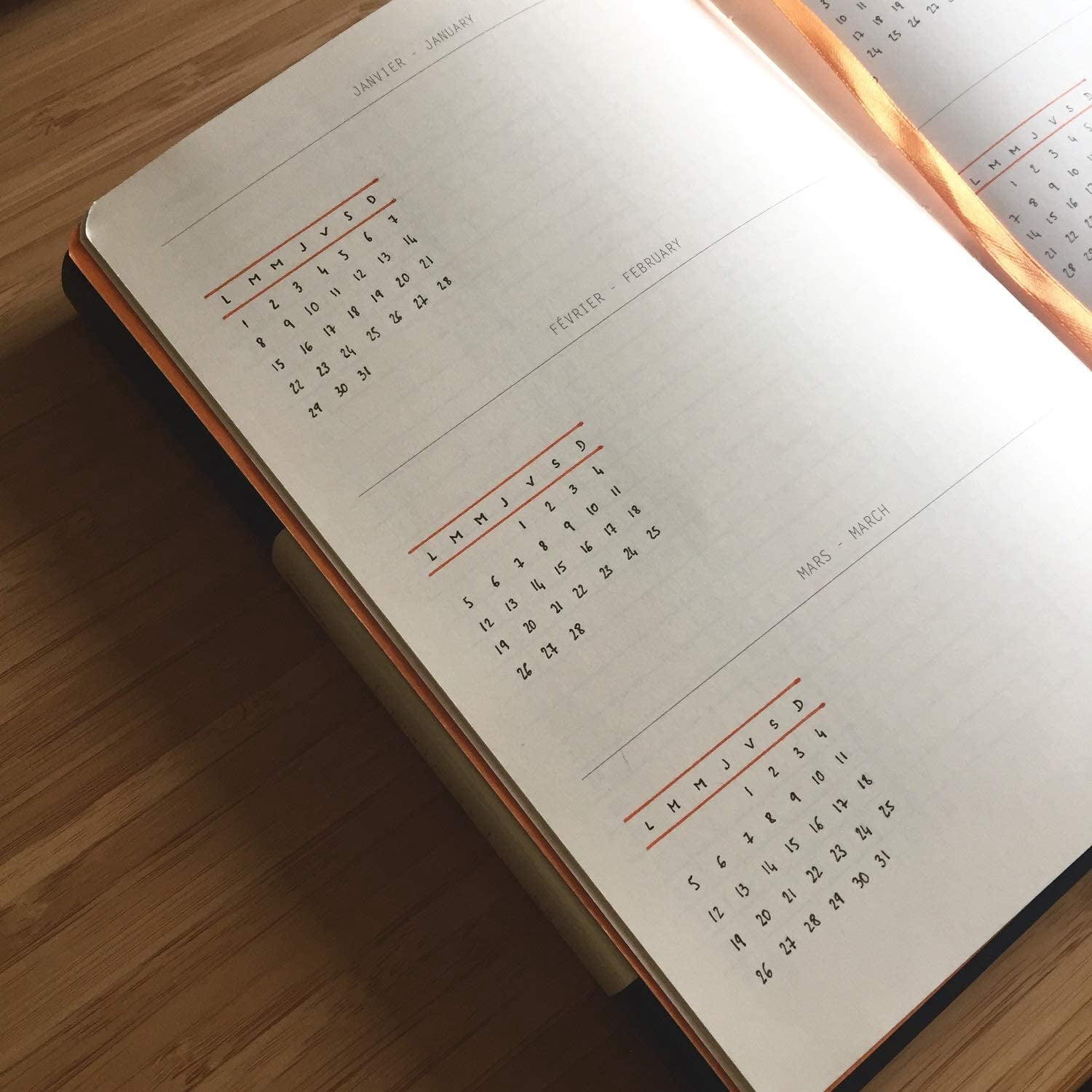 Rhodia Softcover Goalbook - Dot grid 224 Numbered pages - 6 x 8 1/4 - Sapphire