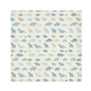 Satin Polyester Napkins - 20x20 InchSingle-Sided Printed Napkins, 1-Piece/4-Piece/6-Piece Set, DIY Personalized Table Setting，Cute Simple Dinosaurs
