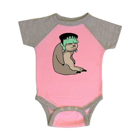 

Inktastic Halloween Sloth Frankenstein Gift Baby Boy or Baby Girl Bodysuit