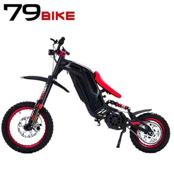 79Bike Titaone S 3500W Peak Electric Mountain Bike,31MPH Speed,48V 25Ah Battery,Fastace Rear Shock,Ideal for Adult
