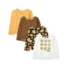 The Children's Place Toddler Girl Long Sleeve Knits 4-Pack Set, Sizes 12-5T
