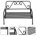 thumbnail image 3 of 2pcs Retro Wrought Iron Flower Pot Chair Photography Decorative Flower Stand, 3 of 4