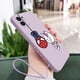 thumbnail image 2 of Funda de silicona con correa de mano para iPhone, carcasa de Spiderman, Hello Kitty, 14, 13, 12, 11 Pro Max, Mini, X, XR, XS MAX, SE20, 8, 7 Plus Fivean LED, 2 of 2