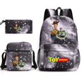thumbnail image 1 of 3pcs Disney Toy Story Woody Teenager Students Backpacks Schoolbags Pencil Case Shoulder Bags Boys Girls School Bags Sets, 1 of 4