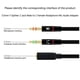 thumbnail image 2 of SGACAI Cable divisor de audio y micrófono de 3,5 mm en forma de Y, adaptador de auriculares para el nuevo Z9, 2 of 7