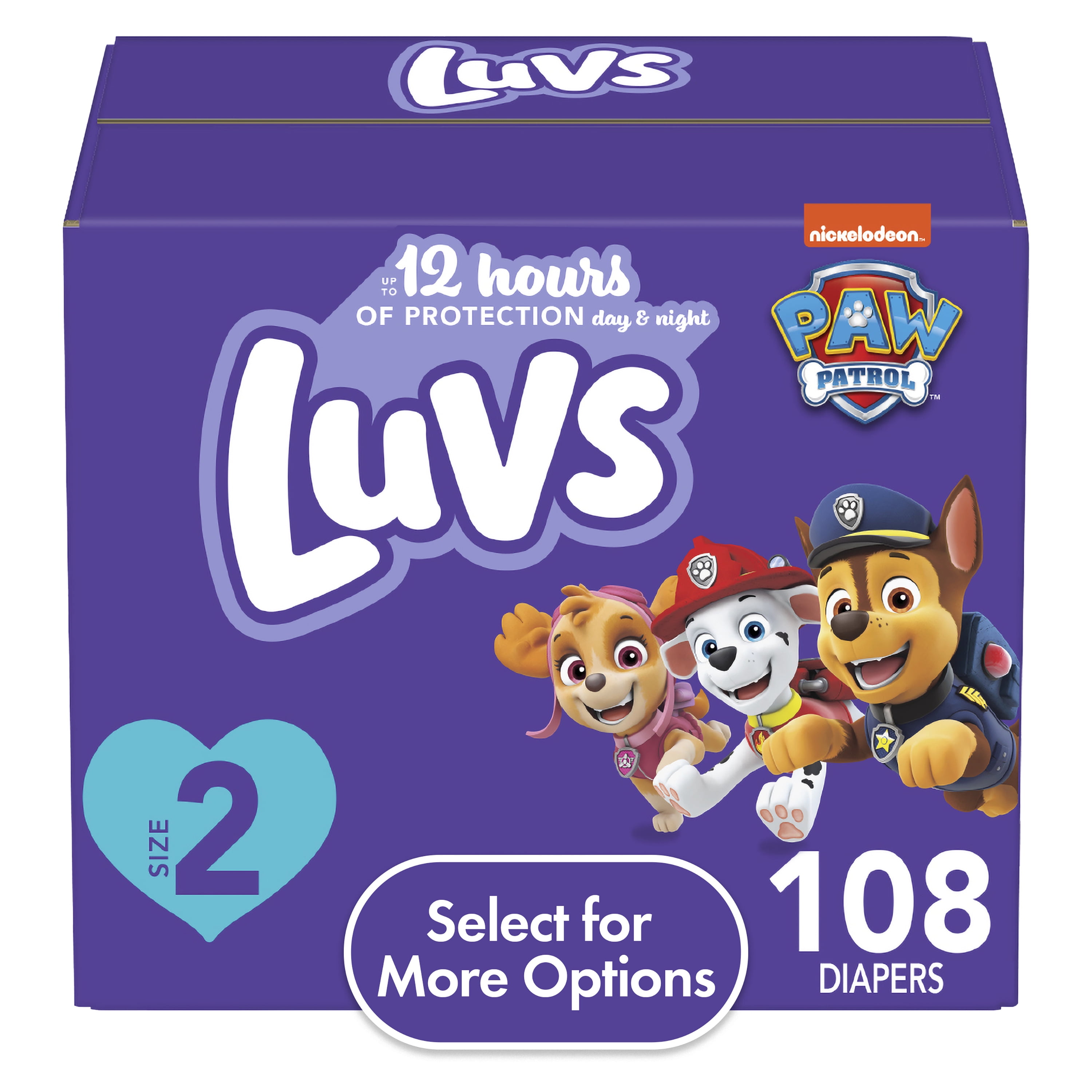Luvs Diapers Size 2, 108 Count (Select for More Options)