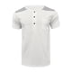 thumbnail image 4 of pstuiky camisetas de hombre, Camiseta informal de manga corta holgada con cuello en V para hombre, color liso, a la moda camisas casuales para hombre s, 4 of 8