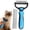 z-Blue, variant on Pet 2-in-1 Stainless Steel Detangler Comb Cat & Dog Grooming Brush Groomer, Fleas Tool