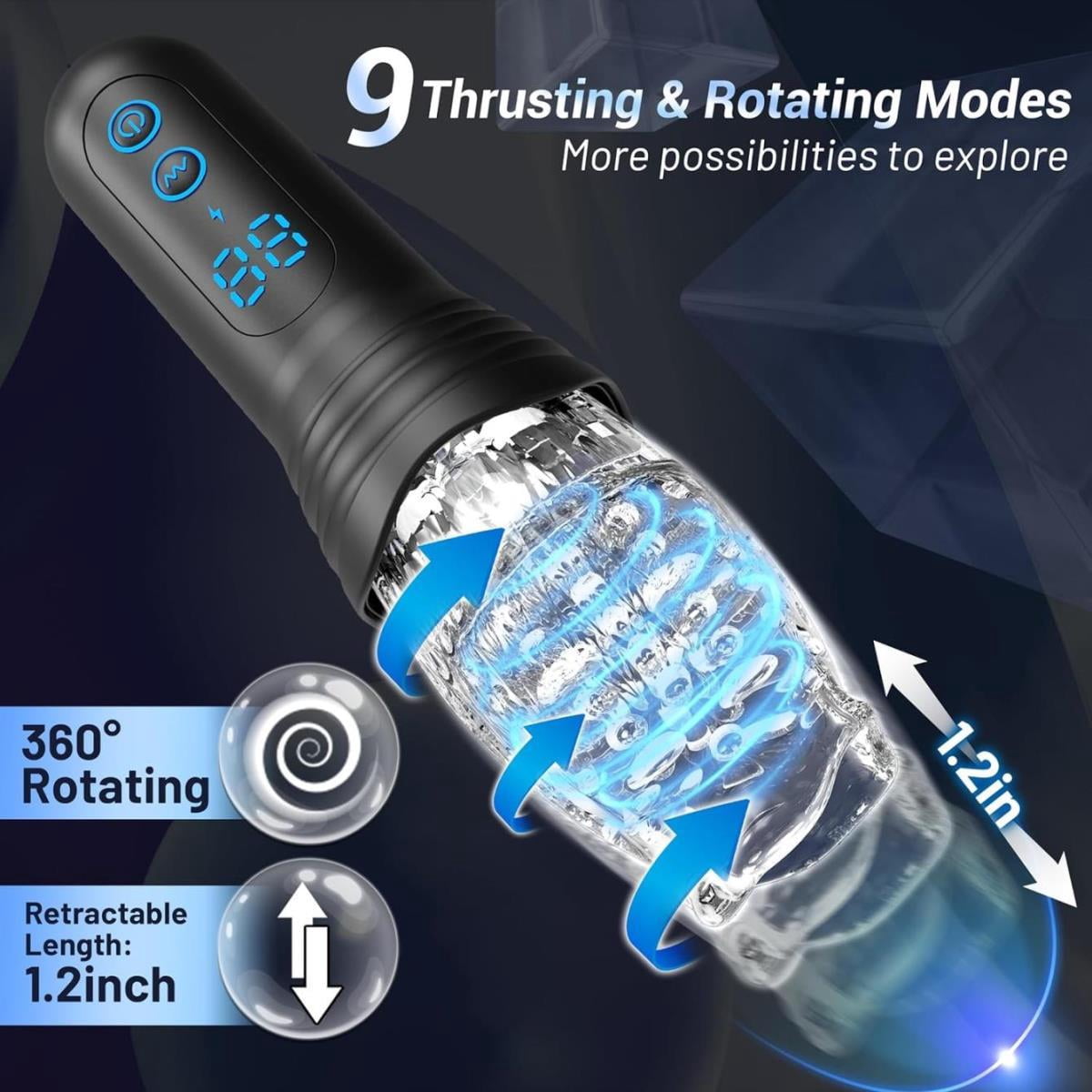 Relaxation Massager Big Tool Electric Foot Neck Back Hand Leg Arm Shoulder Massage Aches Sports Recovery for Women, Hand Held Deep Tissue Muscle Massager, Personal MassaChristmas and Halloween gifts