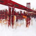 thumbnail image 3 of Pont Rouge - Toile 24"x24 Pouces - Impression à la Demande, 3 of 5