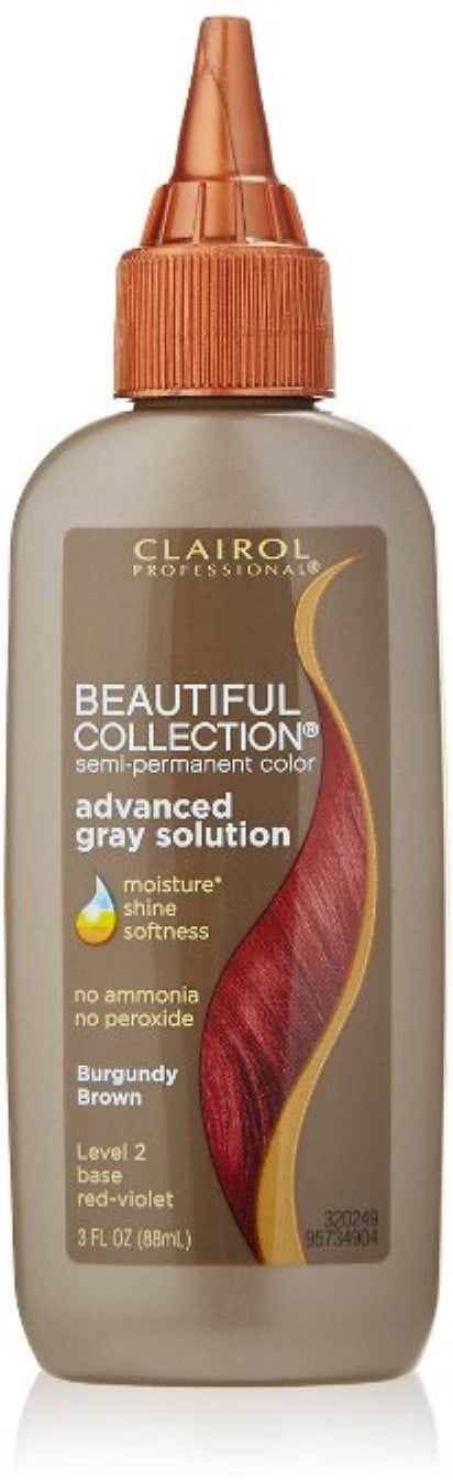 Clairol Professional Beautiful Collection Semi Permanent Hair Color Clairol Professional Beautiful Collection Semi Permanent Hair Color Burgundy Brown 3 Oz