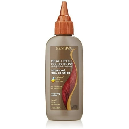 Clairol Professional Beautiful Collection Semi-permanent Hair Color, Burgundy Brown,  3