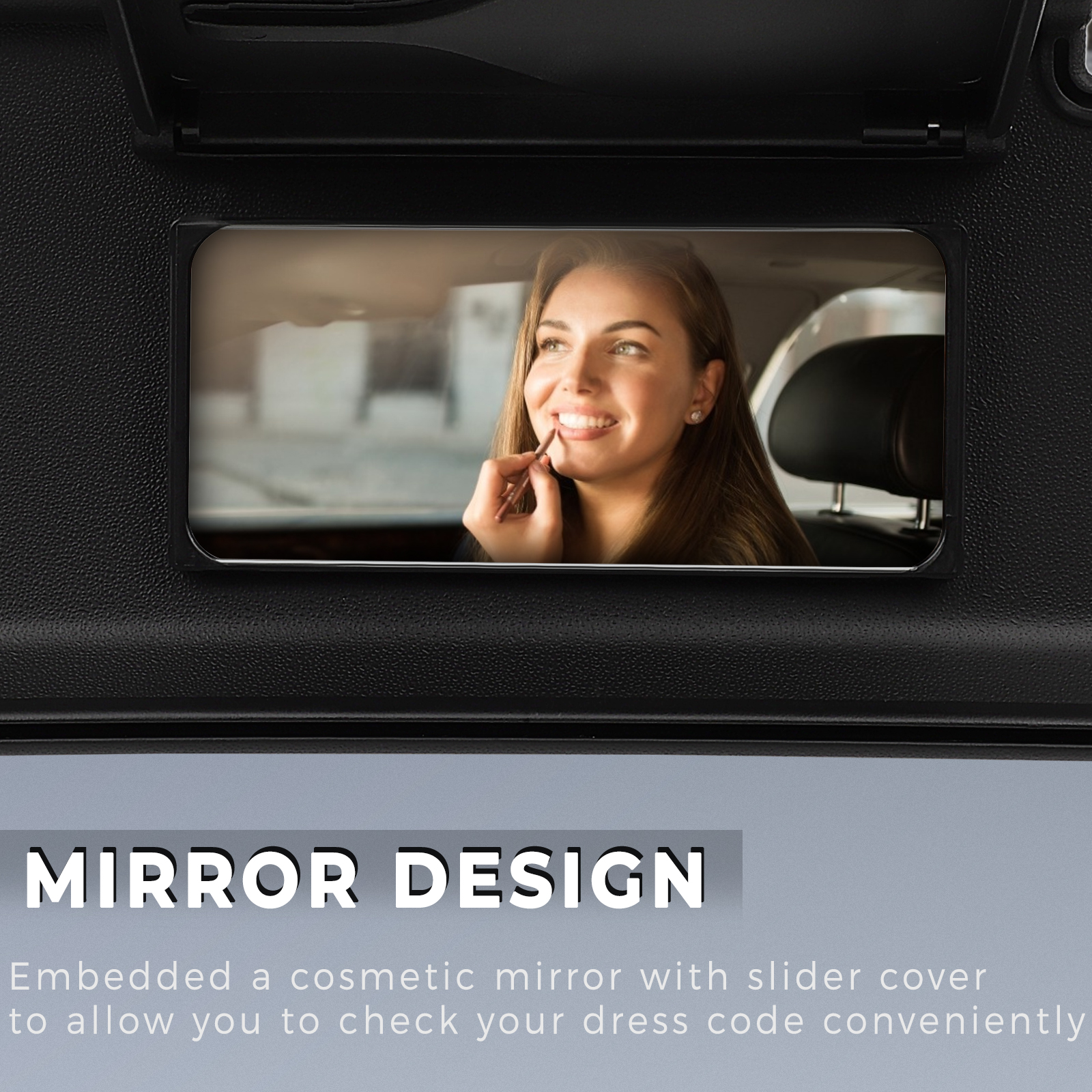 Mazda MX-5 Miata Driver Side Sun Visor – OEM NE51-69-320D-02, Black