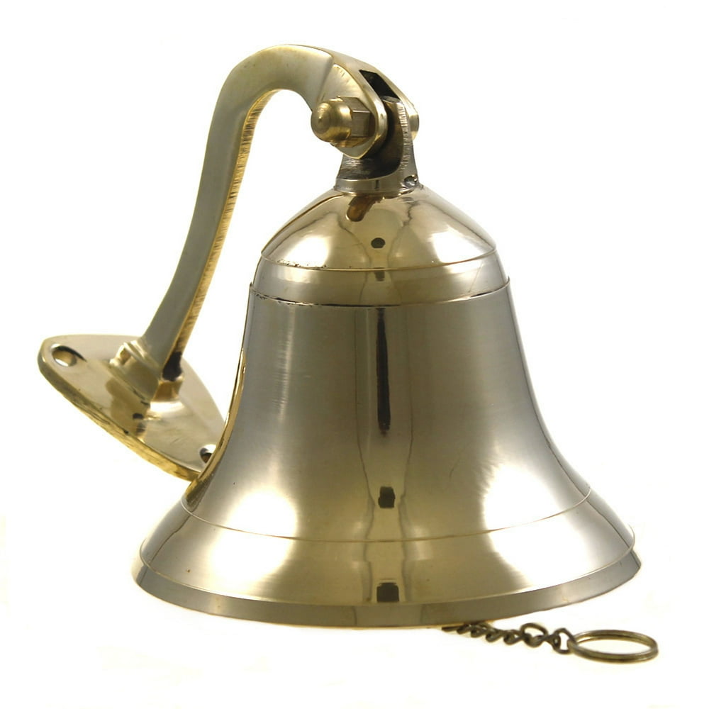 4" BRASS SHIP BELL Polished Finish MARITIME BOAT