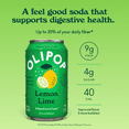 thumbnail image 3 of OLIPOP 9g Fiber Prebiotic Soda, Lemon Lime, 12 fl oz, 12 Pack, Refrigerated, 3 of 6