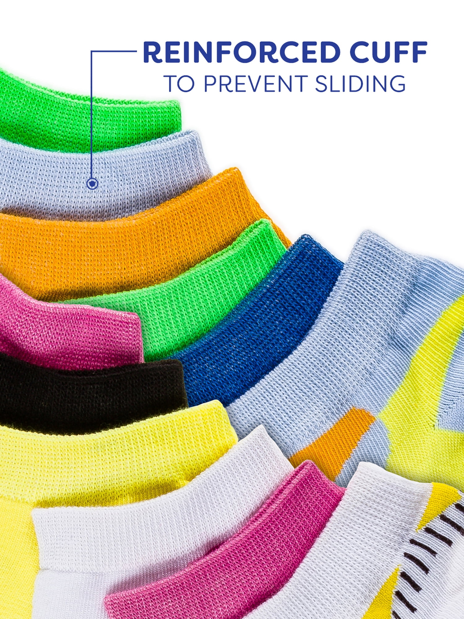 Gallery Seven Female Multicolor Fashion Ankle Socks - 12 Pack